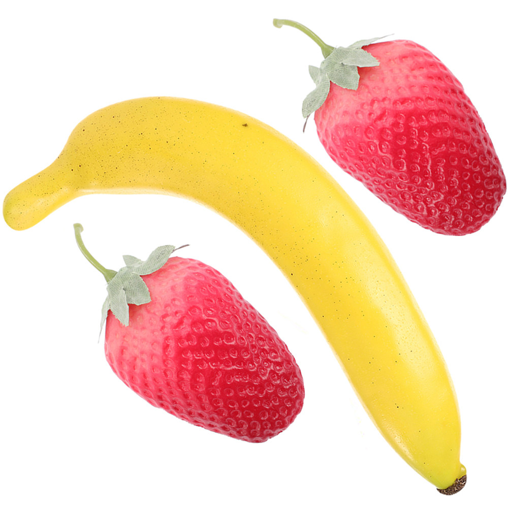 Musical Instrument Maraca - 3Pcs Simulation Fruit Shaker Musical Percussion