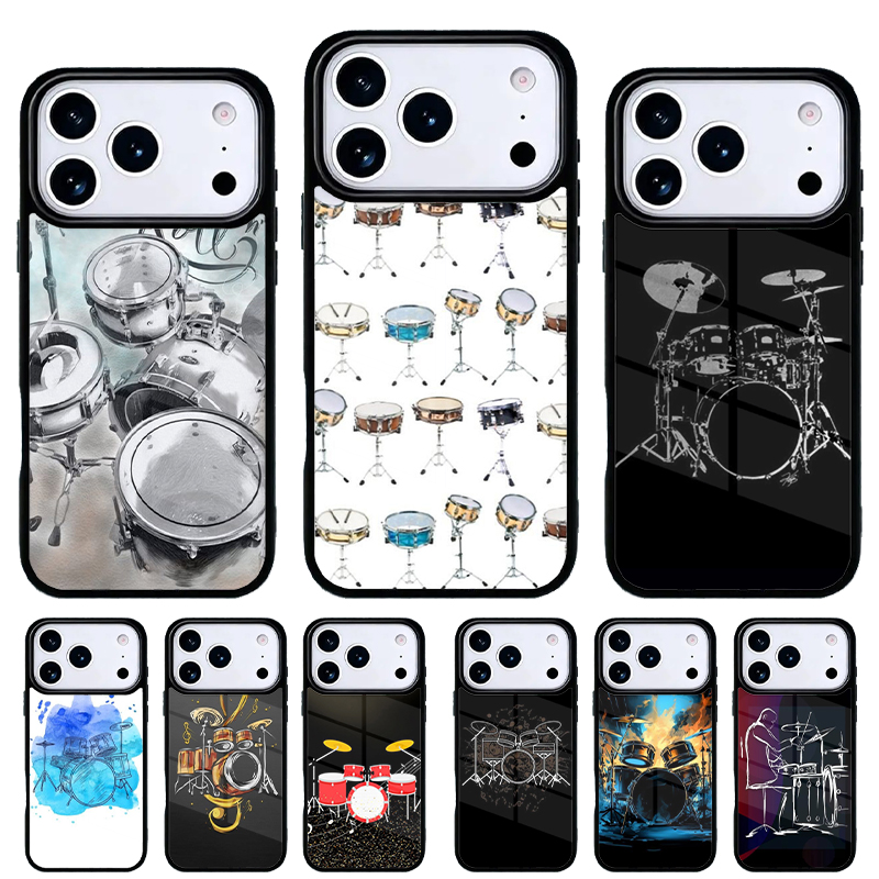 Musical Instrument Quotes - Musical Instrument Drum Phone Case for