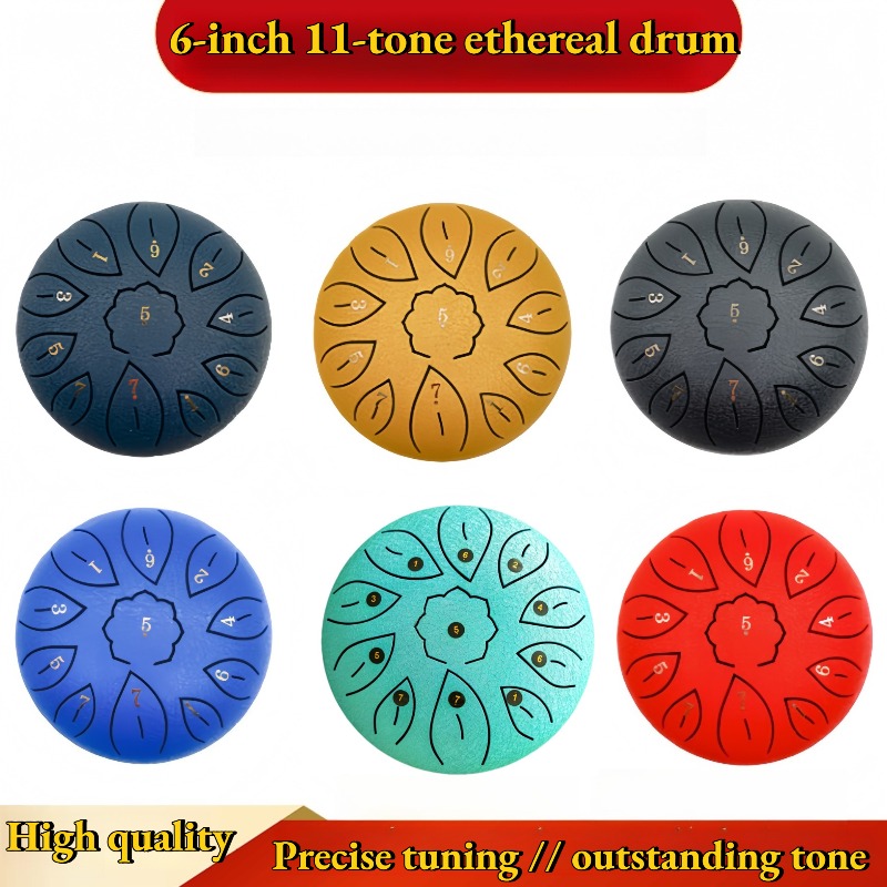 Musical Instrument With Hand - Instrument Ethereal Drum 6 Inch 11