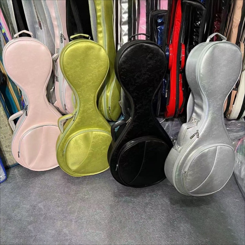 Musical Instrument Accessories - Leather Thickened Zhongruan Bag Waterproof Shockproof