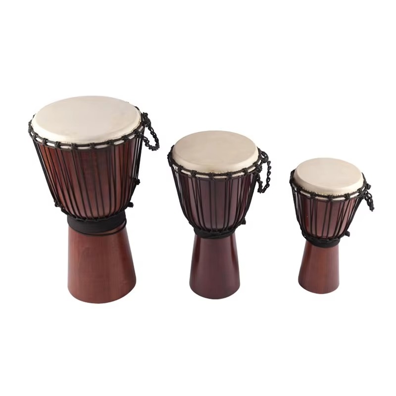 Musical Instrument With Hand - Customizable Djembe African Drum Hand Drum