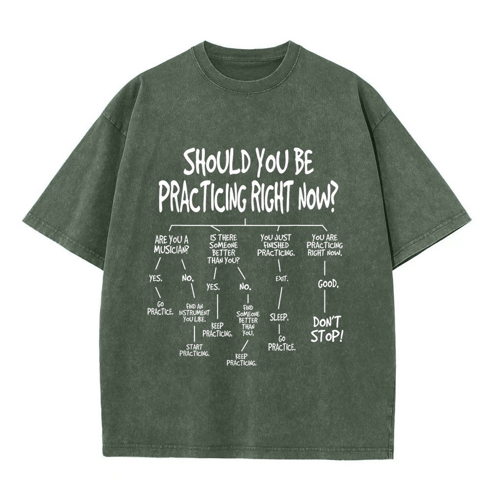 Musical Instrument Quotes - Pink Man T Shirts Music Practice