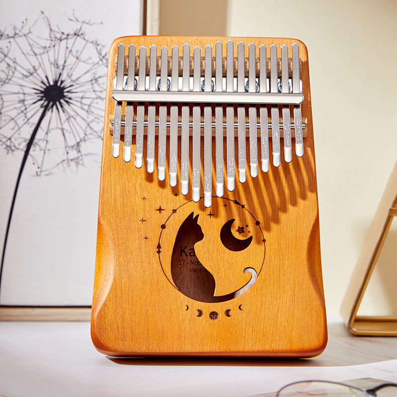 Musical Instrument Book - 17 Keys Kalimba Gradient Color Design
