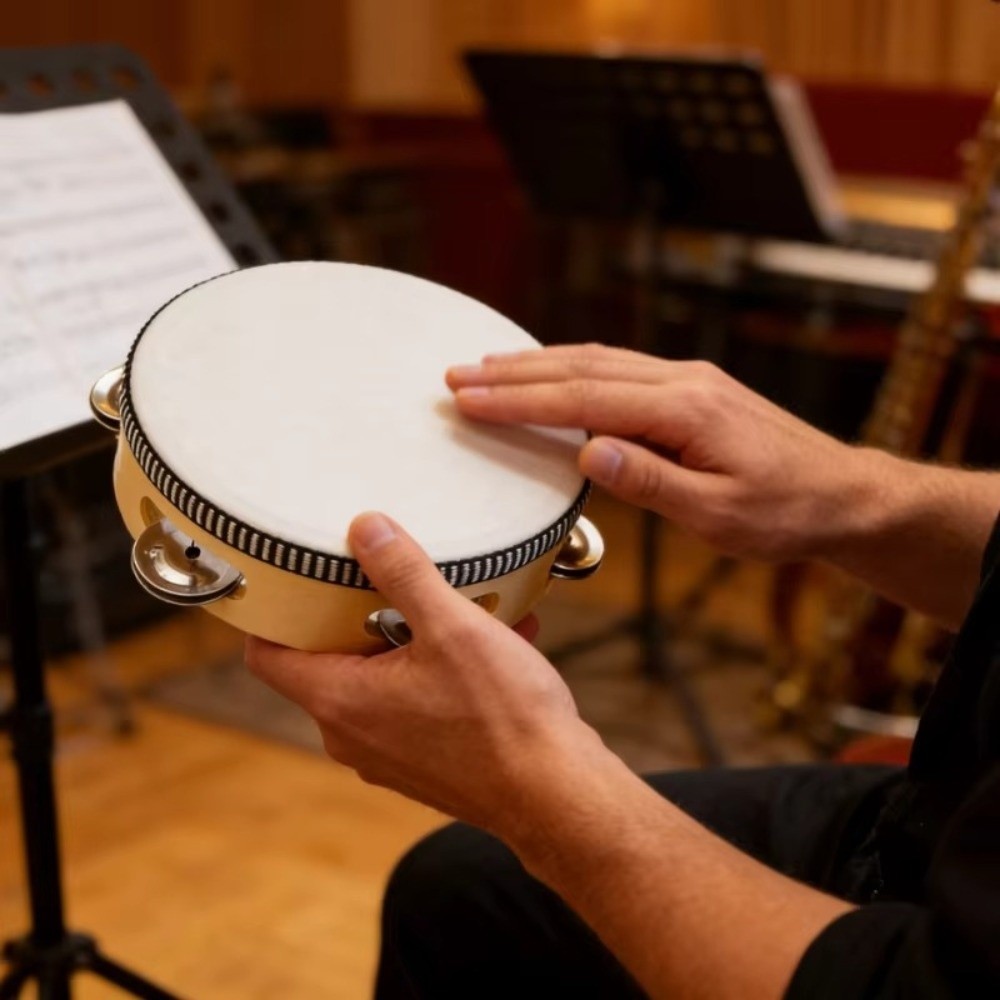 Musical Instrument With Hand - 4/6/8/10 Inch Hand Held Drum Wooden