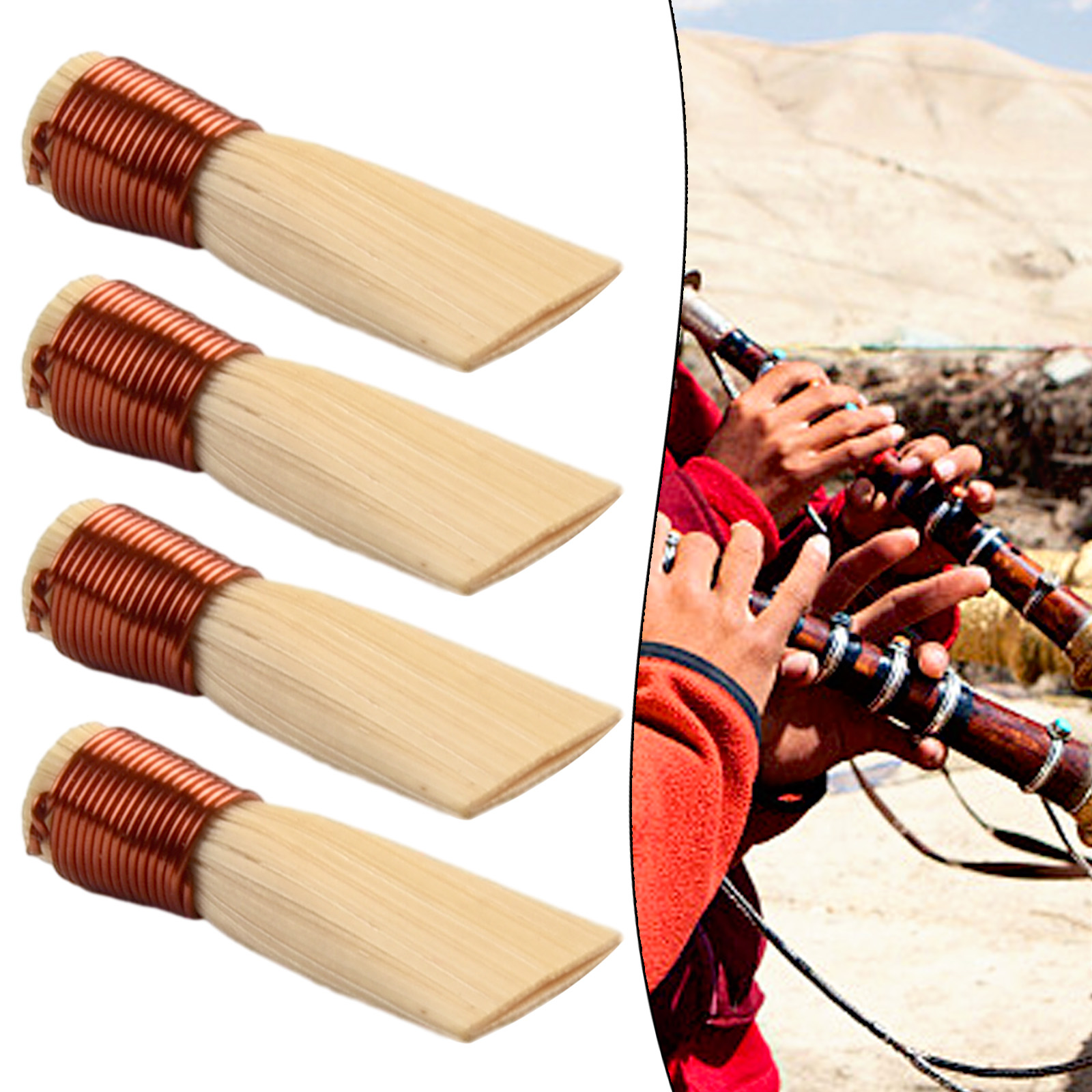 Set of 4 Suona Reed Whistles M - đánh giá và giá Musical Instrument Reed