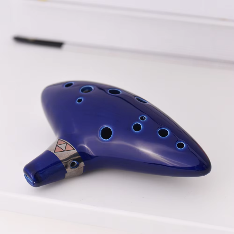 12 Hole Ocarina Ceramic Alto C - đánh giá và giá Musical Instrument Book