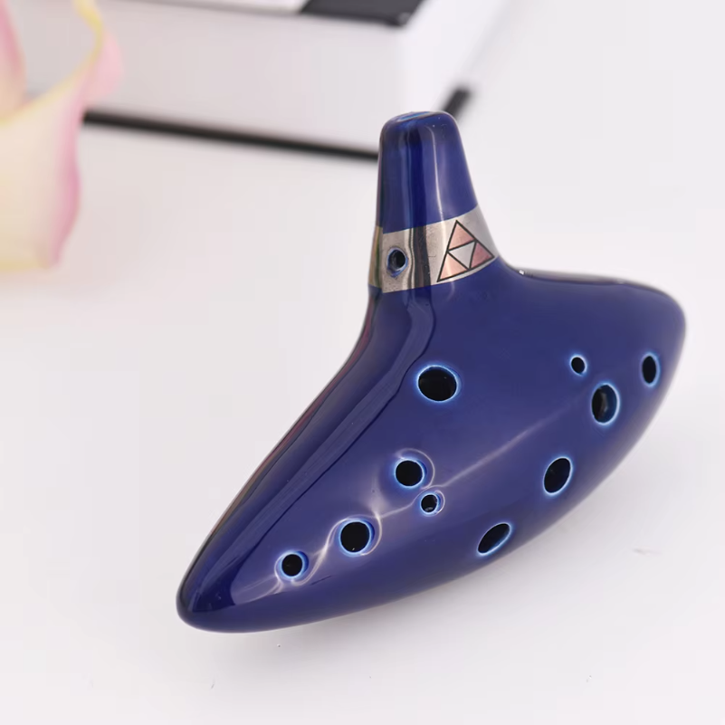 12 Hole Ocarina Ceramic Alto C - đánh giá và giá Musical Instrument Book