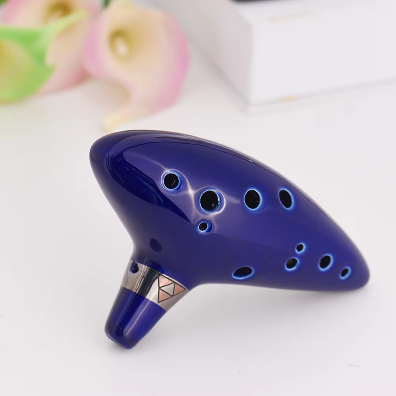 12 Hole Ocarina Ceramic Alto C - đánh giá và giá Musical Instrument Book