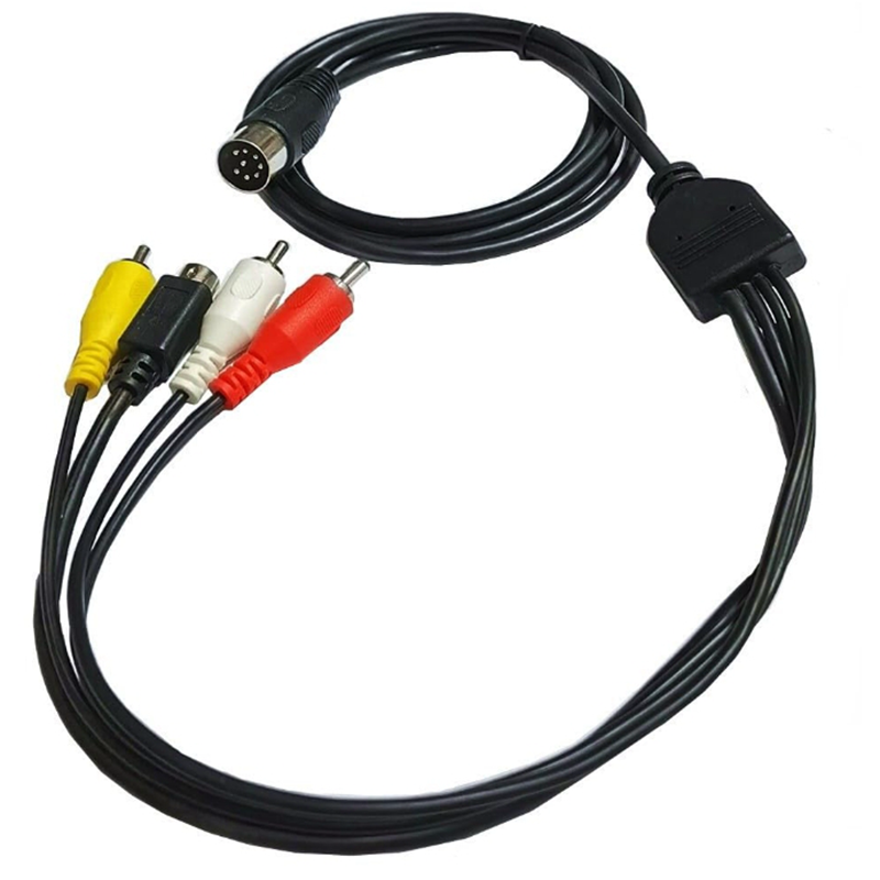 Din 8 Pin to S-Video 4pin Male - đánh giá và giá Musical Instrument Video