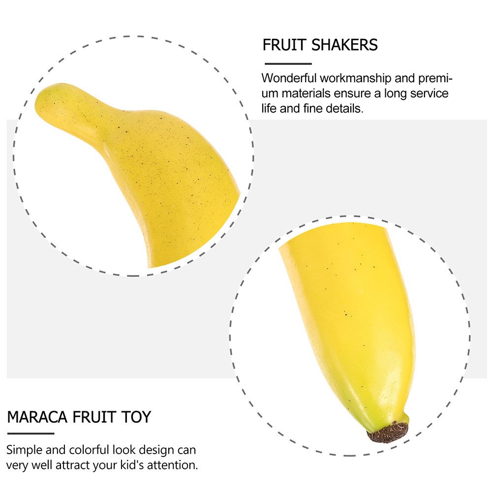 3Pcs Simulation Fruit Shaker M - đánh giá và giá Musical Instrument Maraca