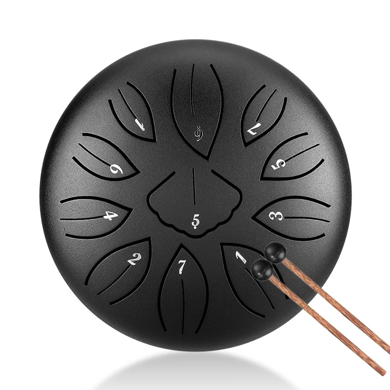 Hluru Steel Tongue Drum 6 Inch - đánh giá và giá Musical Instrument With Hand