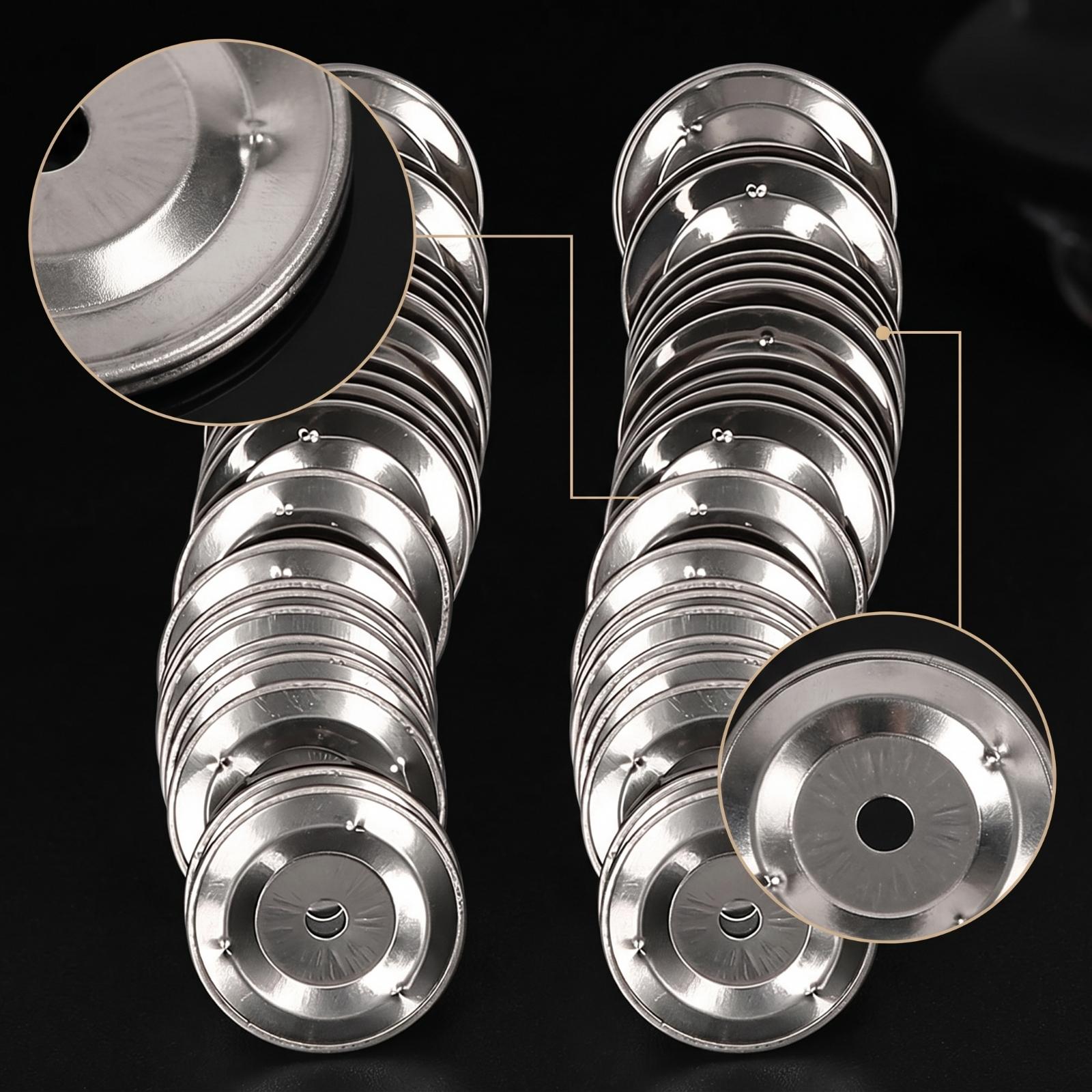 50pcs Steel Tambourine Bells R - đánh giá và giá Musical Instrument Repair