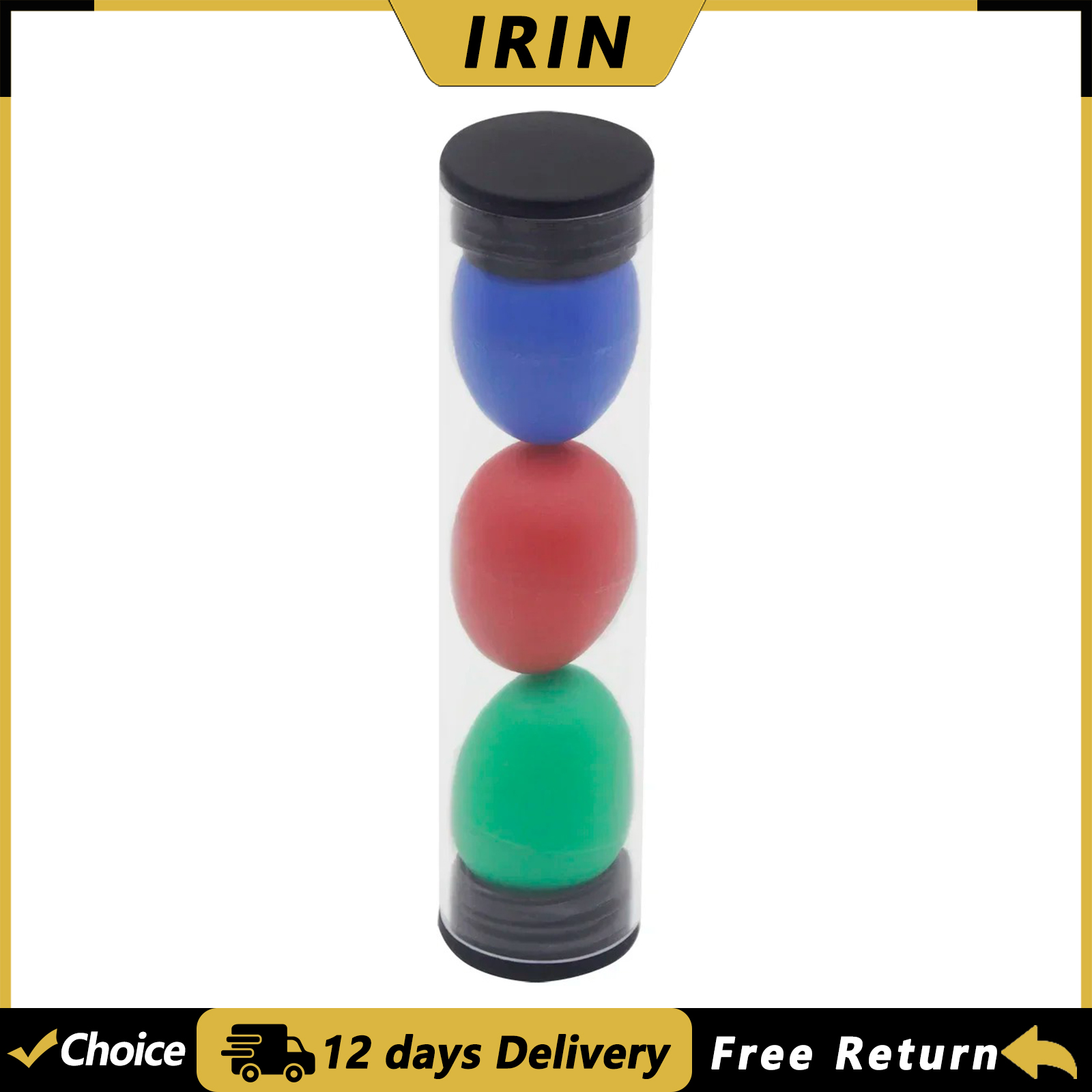IRIN 3Pcs Sand Egg Colorful Sa - đánh giá và giá Musical Instrument Maraca