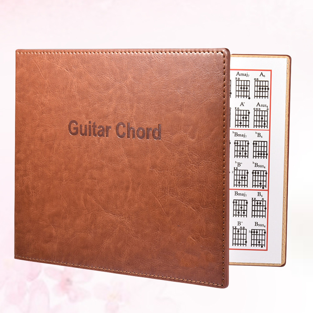 1Pcs Guitar Chord Book Brown P - đánh giá và giá Musical Instrument Book