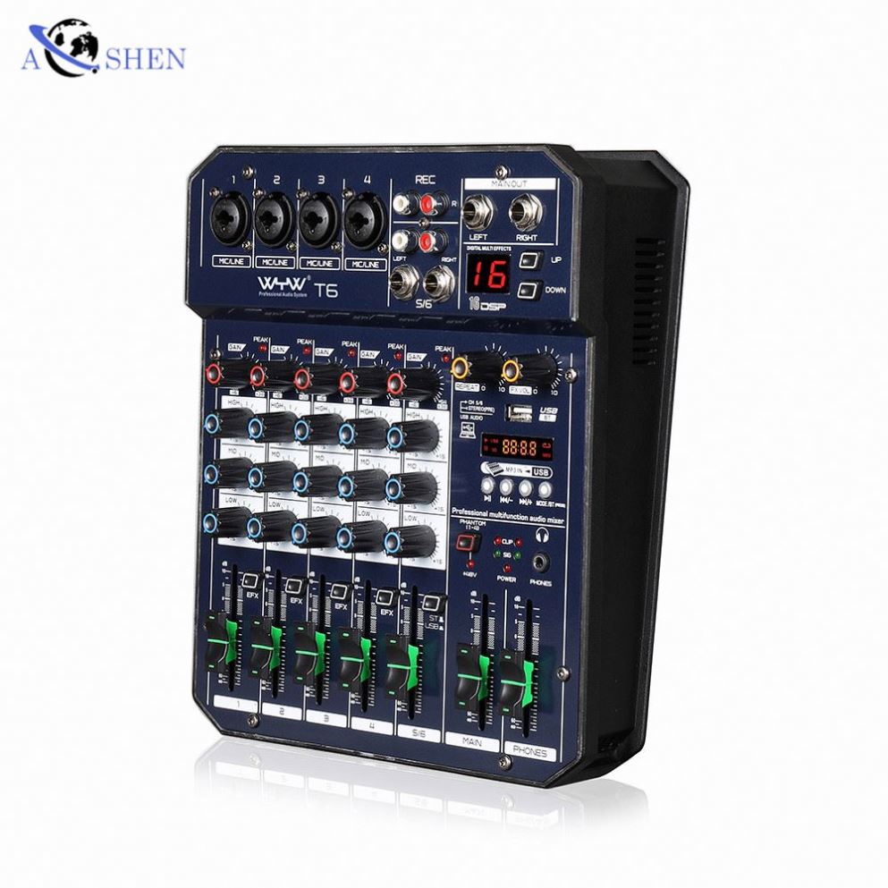 AOSHEN Audio Mixer for DJ Musi - đánh giá và giá Musical Instrument Video