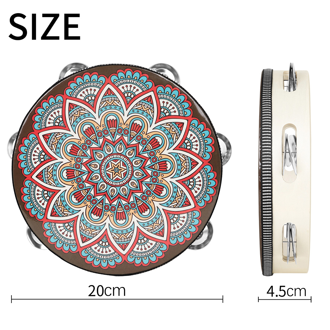 IRIN 8Inch Single Row Ancient  - đánh giá và giá Musical Instrument With Hand