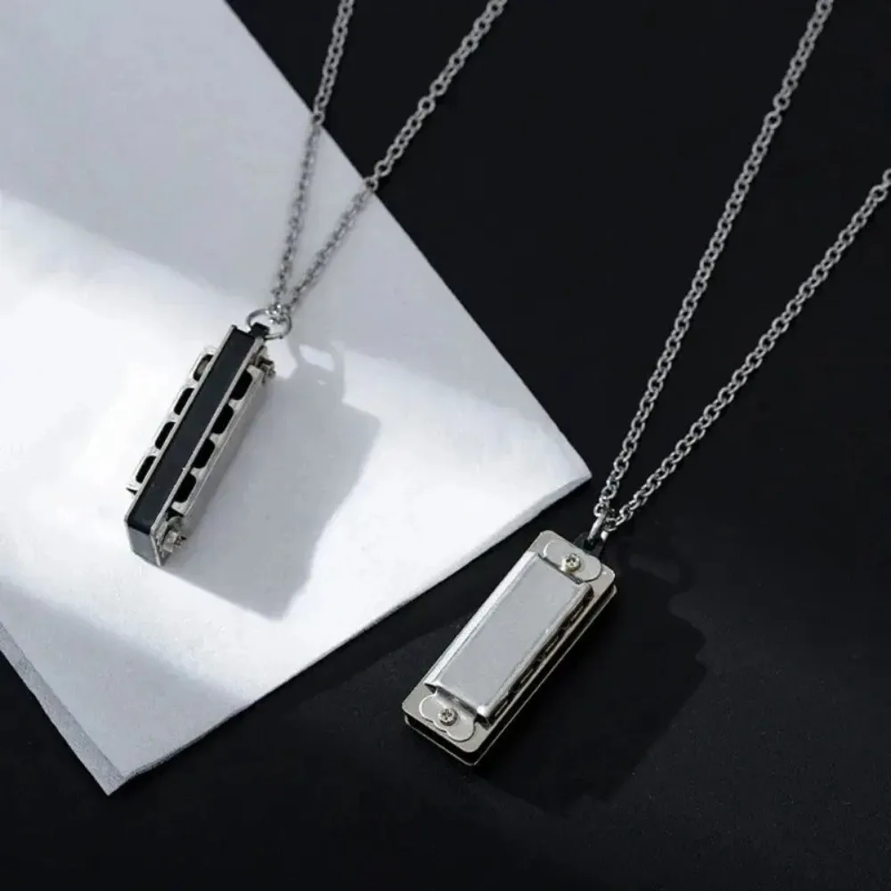 Mini Harmonica Necklace Men an - đánh giá và giá Musical Instrument Blow