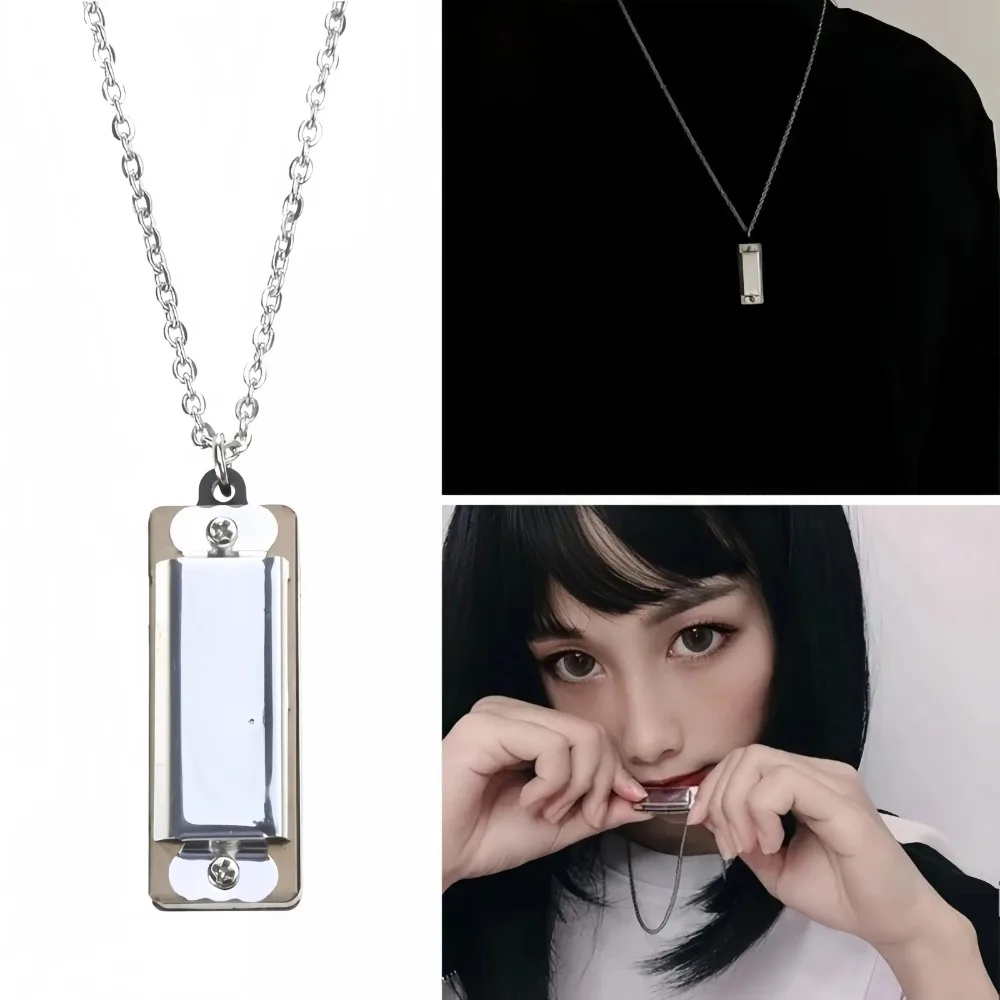 Mini Harmonica Necklace Men an - đánh giá và giá Musical Instrument Blow