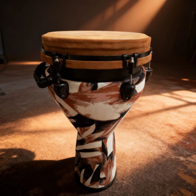 New 12-inch African drum mecha - đánh giá và giá Musical Instrument With Hand