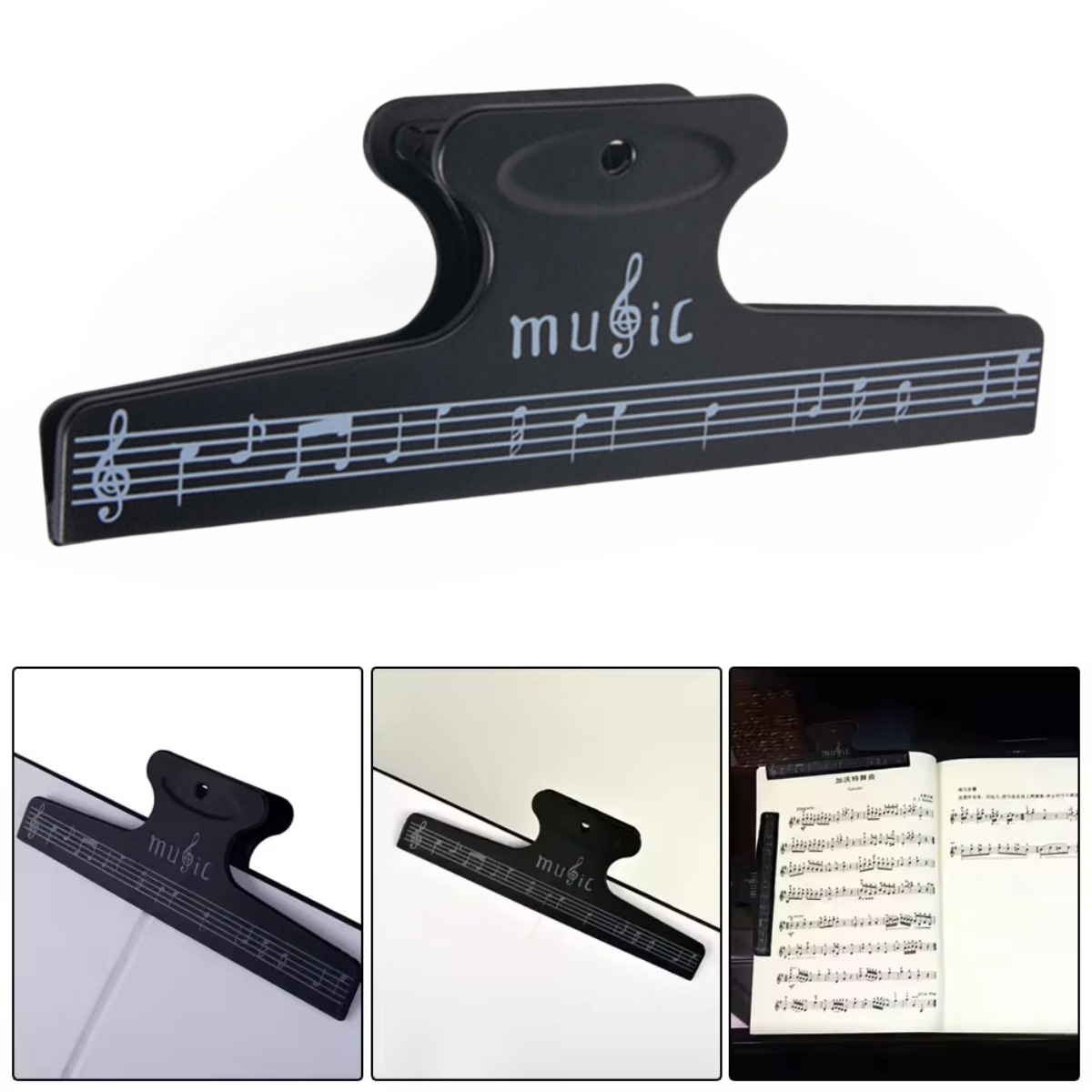 Sheet Music Clips Book Page No - đánh giá và giá Musical Instrument Book