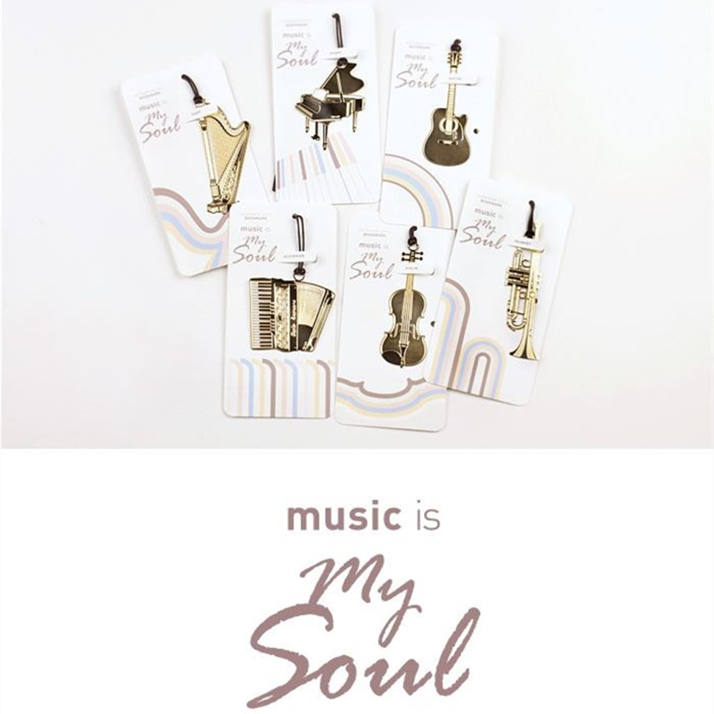 Bộ 6 Nhạc Kim Loại Dấu Màu Vàn - đánh giá và giá Musical Instrument Book