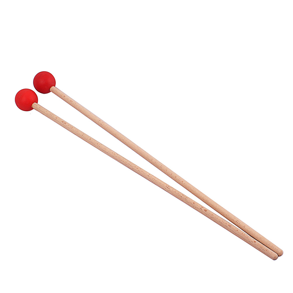 1Pair Large Drum Mallets Wood  - đánh giá và giá Vibraslap Percussion