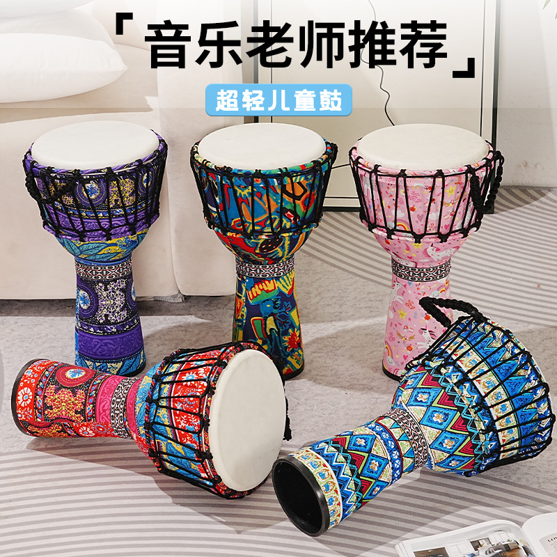 PVC African drum sheepskin 8 i - đánh giá và giá Musical Instrument With Hand