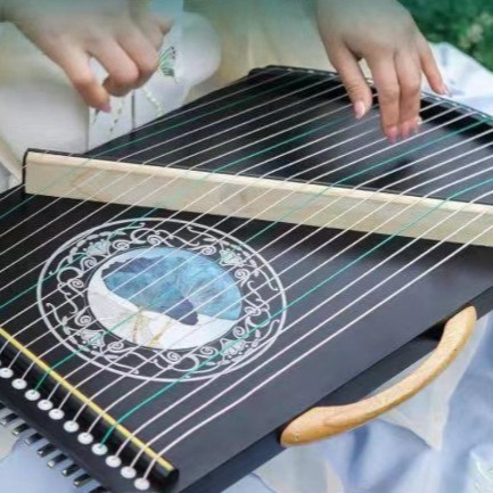 Wooden 21-string Mini Guzheng  - đánh giá và giá Musical Instrument Guzheng