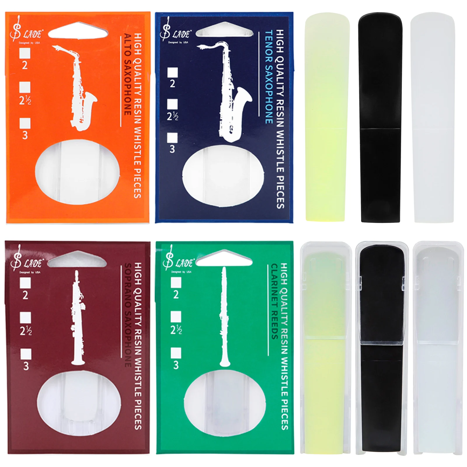 SLADE 2.5 Saxophone Resin Reed - đánh giá và giá Musical Instrument Reed